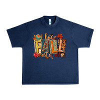 Navy i love fall most of all Urban Heavy Tee - CowGirlArtShop