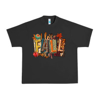 Pigment Black i love fall most of all Urban Heavy Tee - CowGirlArtShop