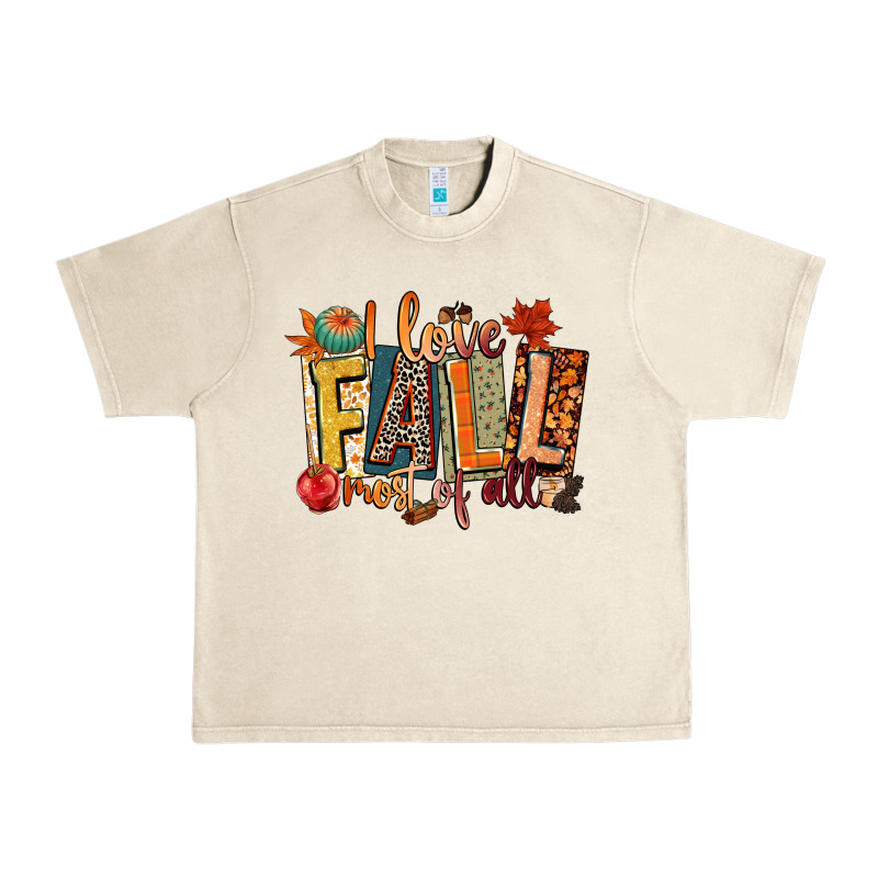 I Love Fall Most Of All Urban Heavy Tee by CowGirlArtShop | Teevron