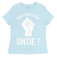 Baby Blue Bad Spellers Ladies Tee - Bettercallsaul