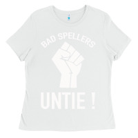 White Bad Spellers Ladies Tee - Bettercallsaul