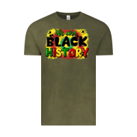 Vintage Olive we are black history Vintage Tee - CowGirlArtShop