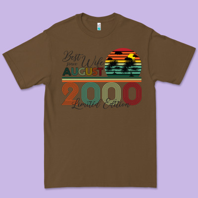 Best Wife Since August 2000 Limited Edition Premium Tee Designed By Bettercallsaul
