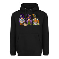 Black halloween gnomies Heavyweight Hoodie - BarkalooDesign