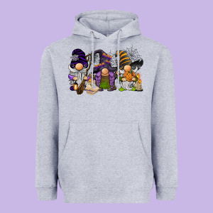 Halloween Gnomies Heavyweight Hoodie Designed By Barkaloodesign