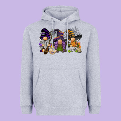 Halloween Gnomies Heavyweight Hoodie Designed By Barkaloodesign