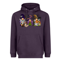 Plum halloween gnomies Heavyweight Hoodie - BarkalooDesign