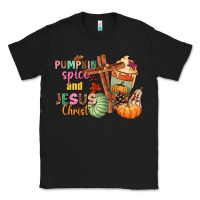 Black Pumpkin spice and Jesus christ Classic Tee - NancyCooperArtShop