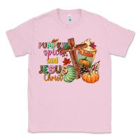 Bubblegum Pink Pumpkin spice and Jesus christ Classic Tee - NancyCooperArtShop