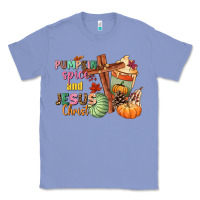 Colony Blue Pumpkin spice and Jesus christ Classic Tee - NancyCooperArtShop