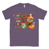 Lavender Pumpkin spice and Jesus christ Classic Tee - NancyCooperArtShop