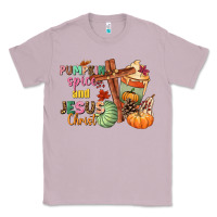 Lilac Pumpkin spice and Jesus christ Classic Tee - NancyCooperArtShop