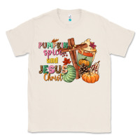 Natural Pumpkin spice and Jesus christ Classic Tee - NancyCooperArtShop