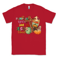 Red Pumpkin spice and Jesus christ Classic Tee - NancyCooperArtShop