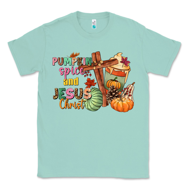 Pumpkin Spice And Jesus Christ Classic Tee by NancyCooperArtShop | Teevron