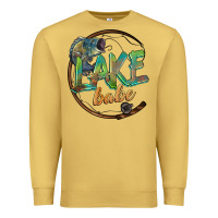 Antique Gold lake babe Premium Sweatshirt - BarkalooDesign