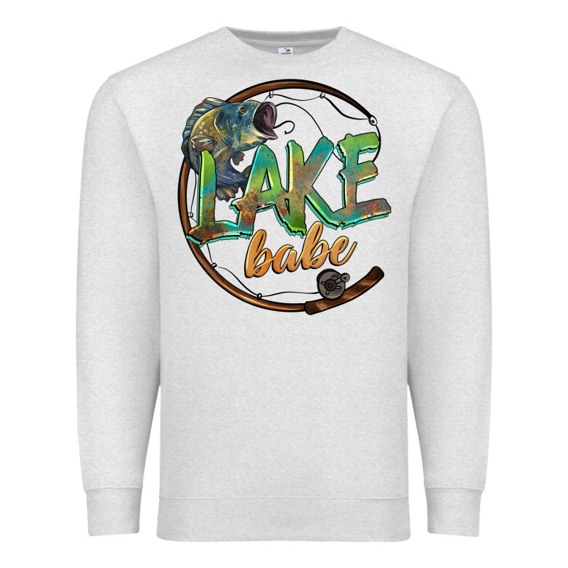 Lake Babe Premium Sweatshirt by BarkalooDesign | Teevron