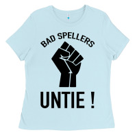 Baby Blue Bad Spellers Ladies Tee - Bettercallsaul