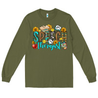 Army Green speech therapist Long Sleeve Tee - OliviaCreatesArt