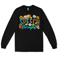 Black speech therapist Long Sleeve Tee - OliviaCreatesArt