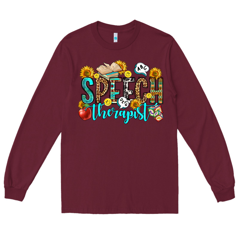 Speech Therapist Long Sleeve Tee by OliviaCreatesArt | Teevron