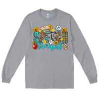 Heather Grey speech therapist Long Sleeve Tee - OliviaCreatesArt