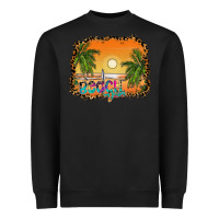 Black beach vibes Heavyweight Sweatshirt - CowhideDigitalArt