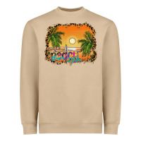 Mushroom beach vibes Heavyweight Sweatshirt - CowhideDigitalArt
