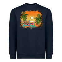 Navy beach vibes Heavyweight Sweatshirt - CowhideDigitalArt