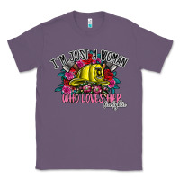 Lavender im just a woman who loves her firefighter Classic Tee - SublimationCraftShop