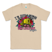 Mushroom im just a woman who loves her firefighter Classic Tee - SublimationCraftShop