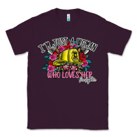 Plum im just a woman who loves her firefighter Classic Tee - SublimationCraftShop