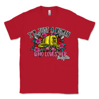 Red im just a woman who loves her firefighter Classic Tee - SublimationCraftShop