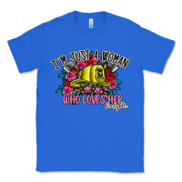 True Royal im just a woman who loves her firefighter Classic Tee - SublimationCraftShop
