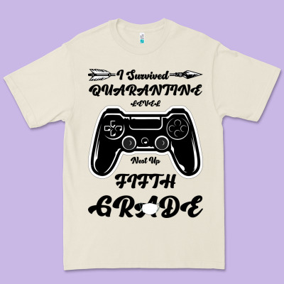 I Survived Quarantine Level Next Fifth Grade Premium Tee Designed By Bettercallsaul