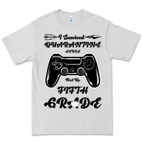 Dove Grey I Survived Quarantine Level Next Fifth Grade Premium Tee - Bettercallsaul