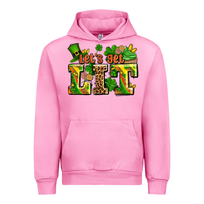 St Patricks Lets Get Lit Urban Hoodie by AdoDesignShop | Teevron