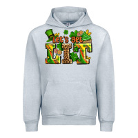 Heather Grey st patricks lets get lit Urban Hoodie - AdoDesignShop
