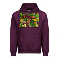 Mauve Wine st patricks lets get lit Urban Hoodie - AdoDesignShop