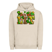 Pigment French Oak st patricks lets get lit Urban Hoodie - AdoDesignShop