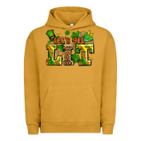 Pigment Peanut Butter st patricks lets get lit Urban Hoodie - AdoDesignShop