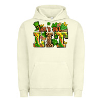 Pigment Pistachio st patricks lets get lit Urban Hoodie - AdoDesignShop