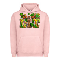Pigment Salmon st patricks lets get lit Urban Hoodie - AdoDesignShop