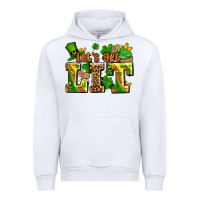 White st patricks lets get lit Urban Hoodie - AdoDesignShop