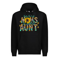 Black only the best moms get promoted to aunt Premium Hoodie - CowhideDigitalArt