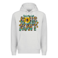 Dove Grey only the best moms get promoted to aunt Premium Hoodie - CowhideDigitalArt