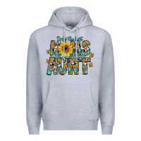 Heather Grey only the best moms get promoted to aunt Premium Hoodie - CowhideDigitalArt