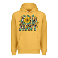 Mustard only the best moms get promoted to aunt Premium Hoodie - CowhideDigitalArt