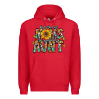 Red only the best moms get promoted to aunt Premium Hoodie - CowhideDigitalArt