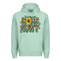 Seafoam only the best moms get promoted to aunt Premium Hoodie - CowhideDigitalArt